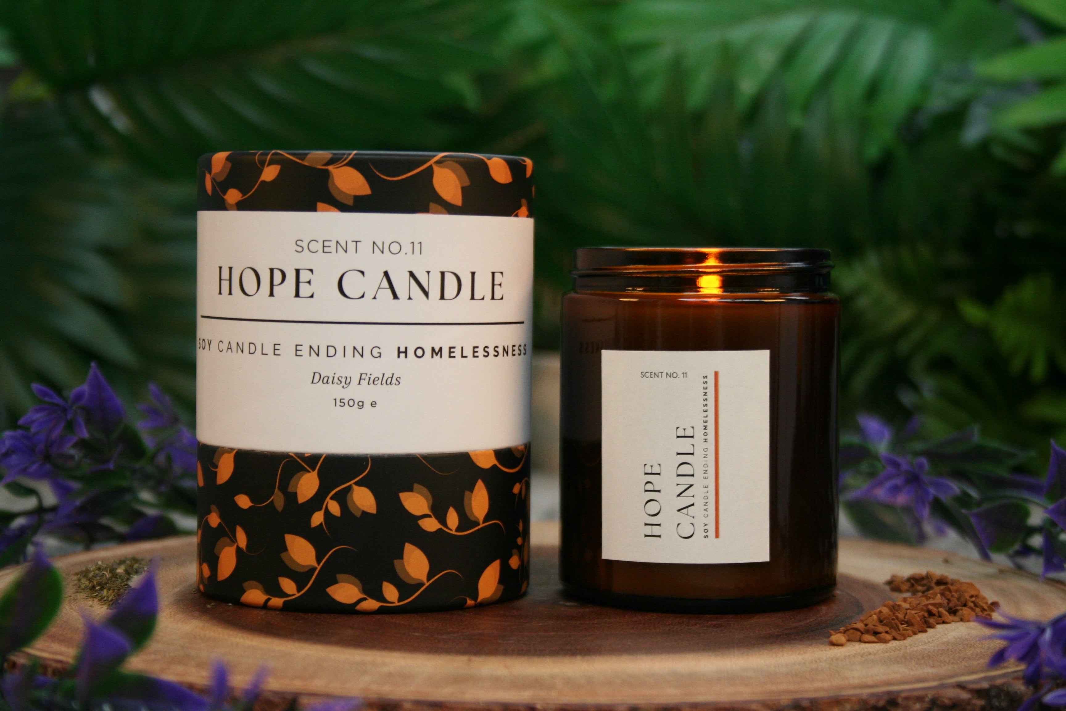 ARSON CANDLE & HOPE IN THE BOX セット Gift Box - Eco Friendly Soy Candle and Match Striker – Herd & Elder