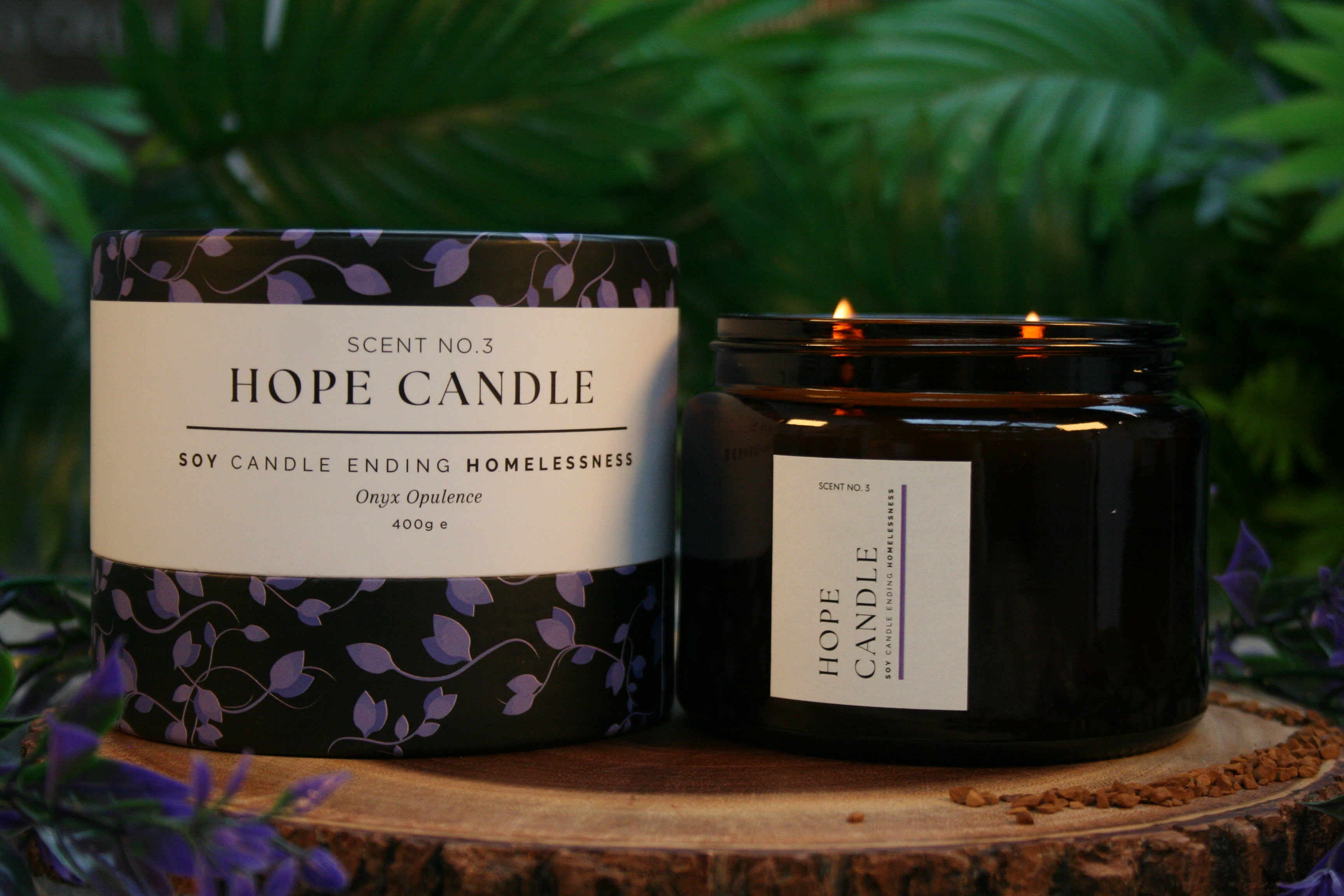 ARSON CANDLE & HOPE IN THE BOX セット Gift Box - Eco Friendly Soy Candle and Match Striker – Herd & Elder