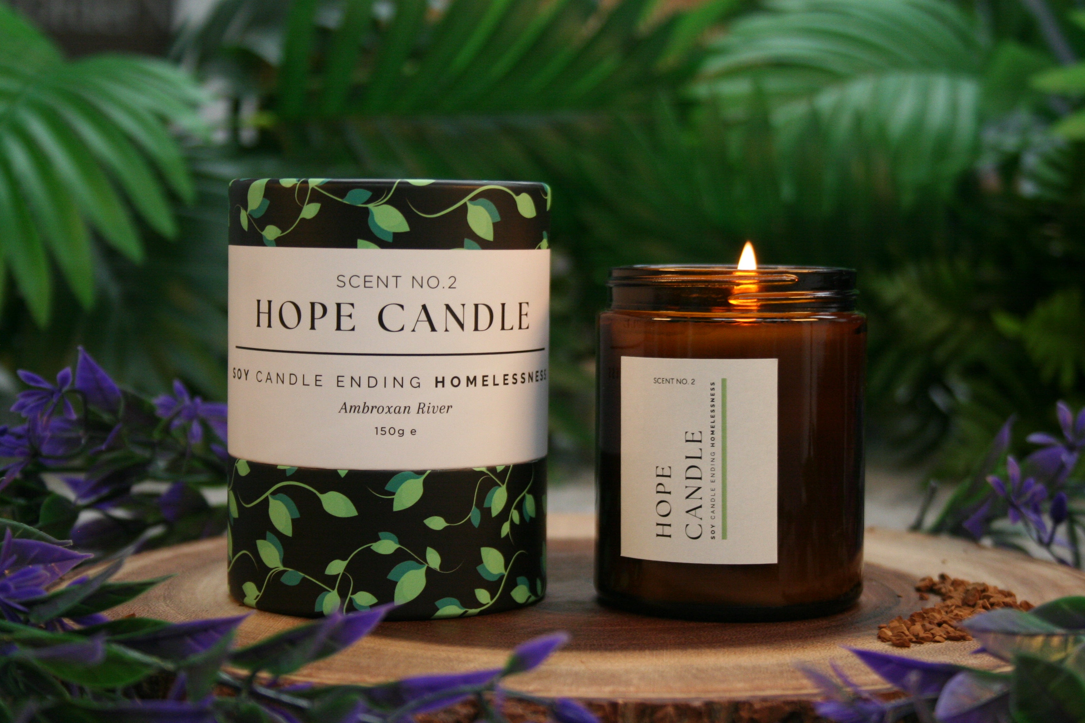 Ambroxan River Artisan Candle (20+ Hours) 150g – Labre's Hope