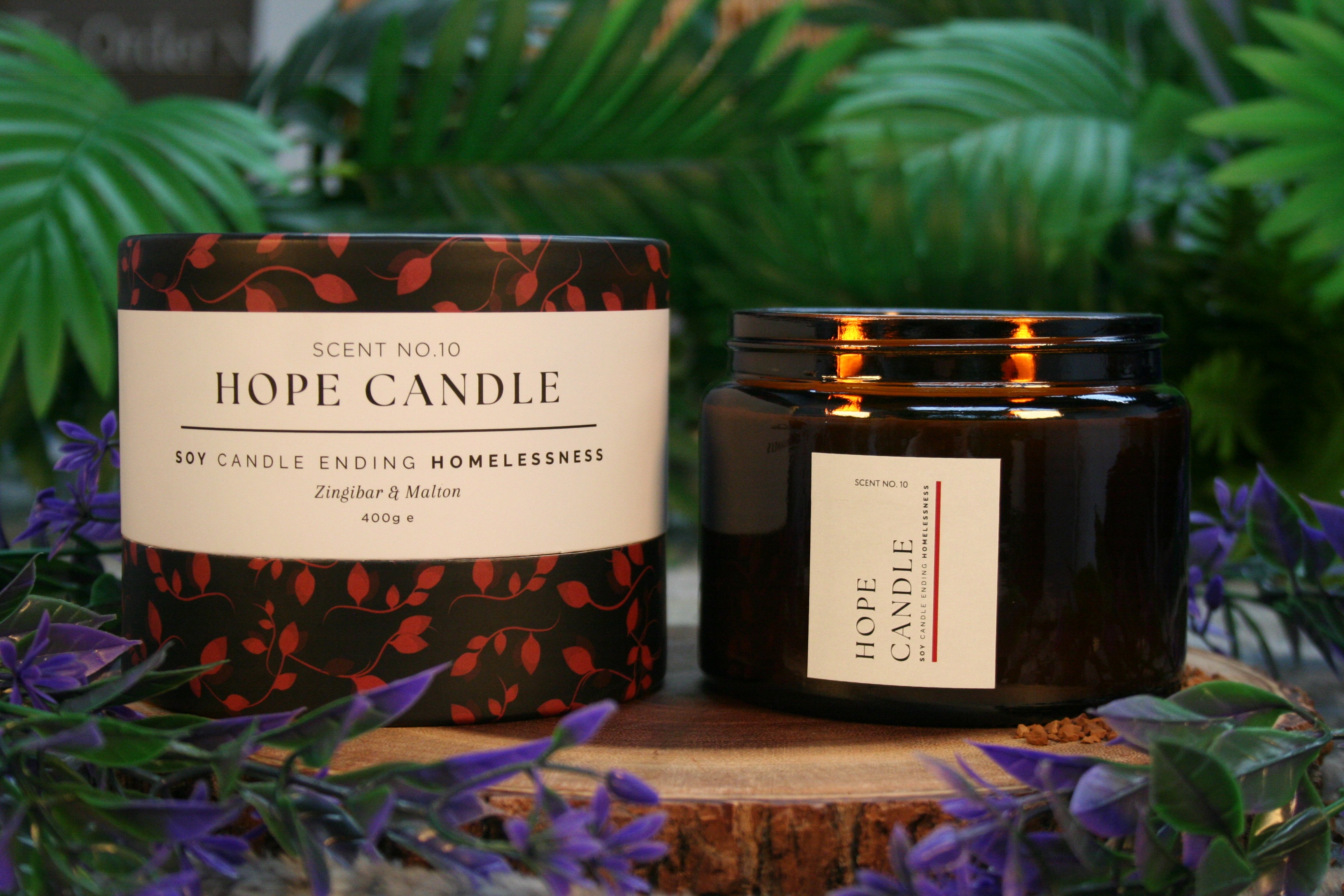 Zingibar & Malton Artisan Candle (55+ Hours) 400g – Labre's Hope