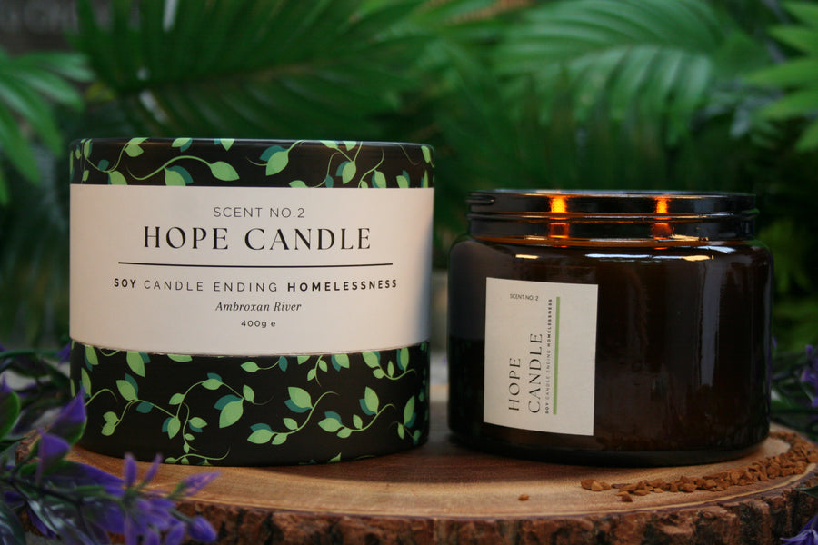 Ambroxan River Artisan Candle (55+ hours) 400g